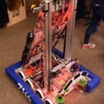 Robotic project built by a team of students.